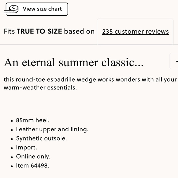 J. Crew Seville Espadrille Wedges in Black Canvas NIB - Picture 5 of 5